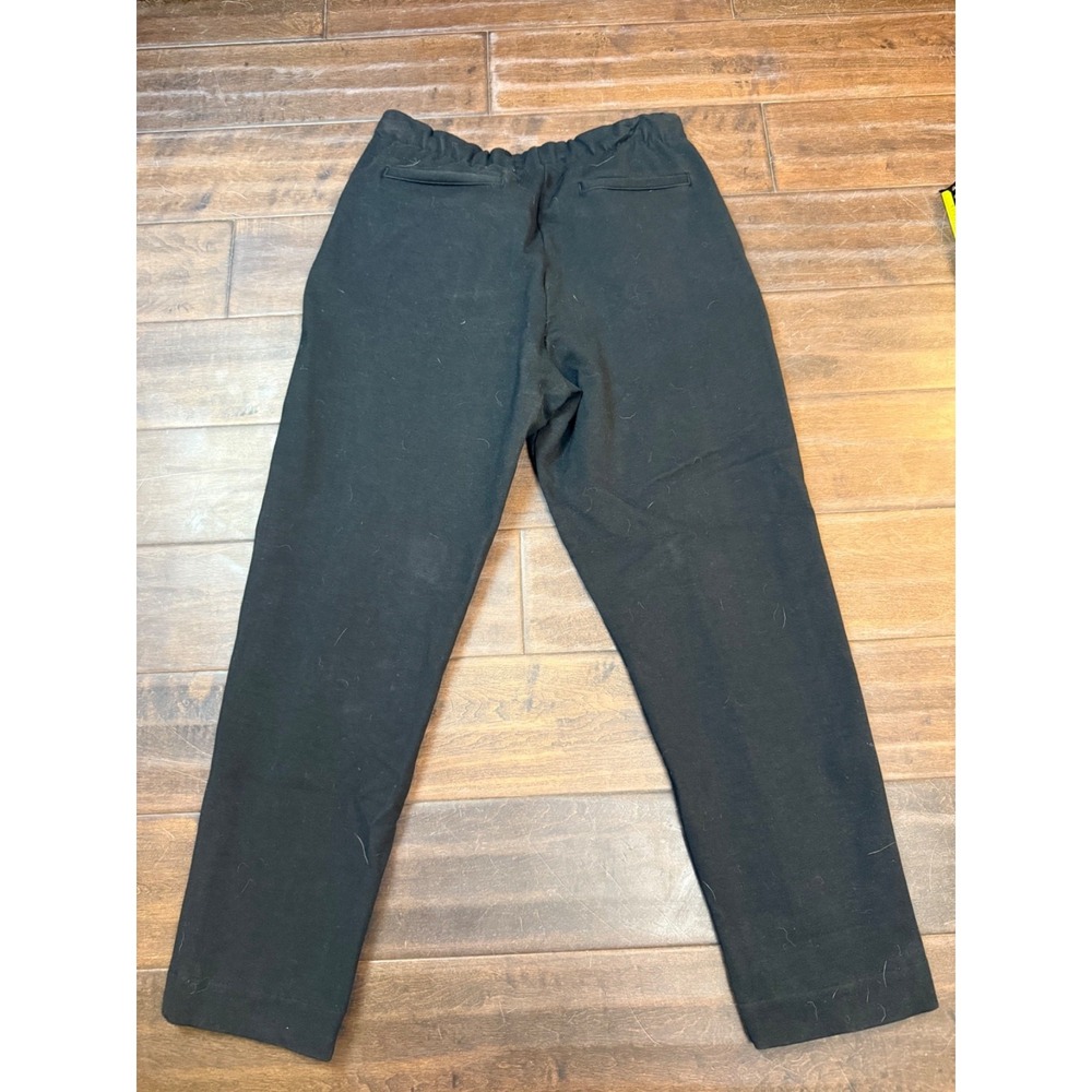 Everlane The Dream Pants Pull On Ankle Tapered Thick | Black | Size Medium - Picture 10 of 10